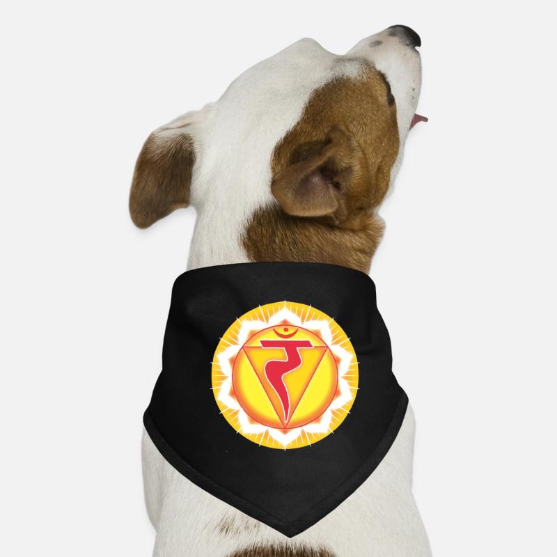 Chakra du nombril Manipura Bandana pour chien