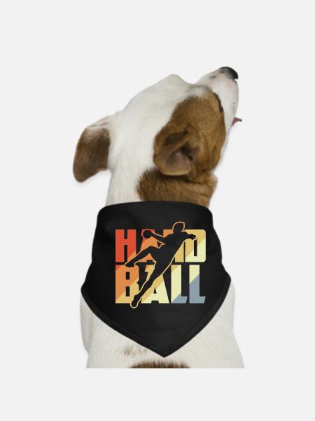 Vintage Handball - Bandana pour chien - noir - Devant