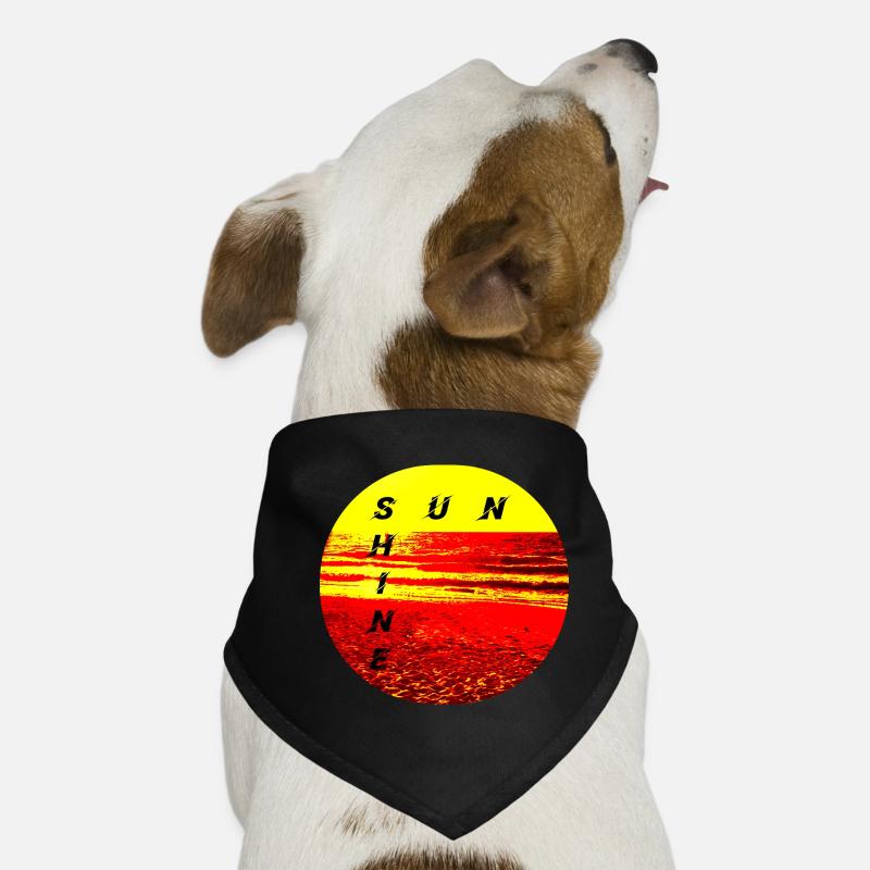SunShine Feu Coucher de soleil Été Soleil Feu Bandana pour chien