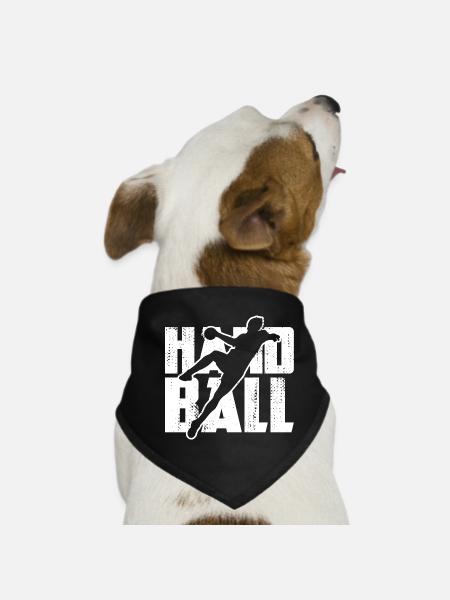 Fun handball - Dog Bandana - black - Front