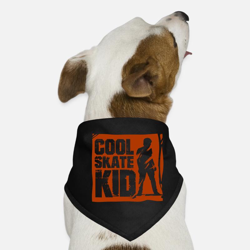 Skater Skateboard Hunde-Bandana
