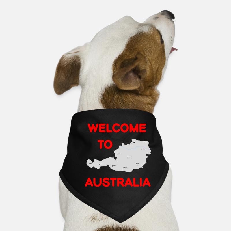 Welcome design Austria and Australia Dog Bandana