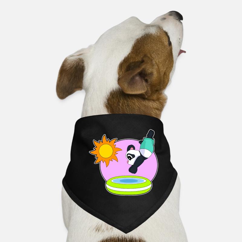 Été de la piscine Panda Bandana pour chien
