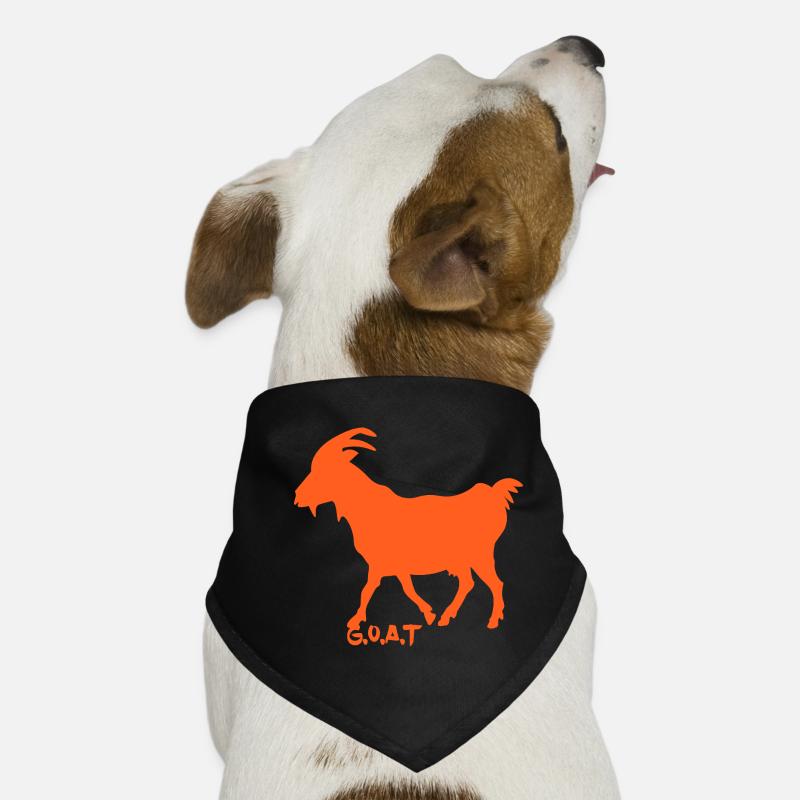 Ziege G.O.A.T. orange Hunde-Bandana