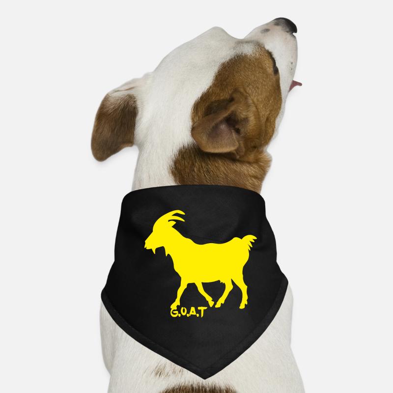 Ziege GOAT gelb Hunde-Bandana