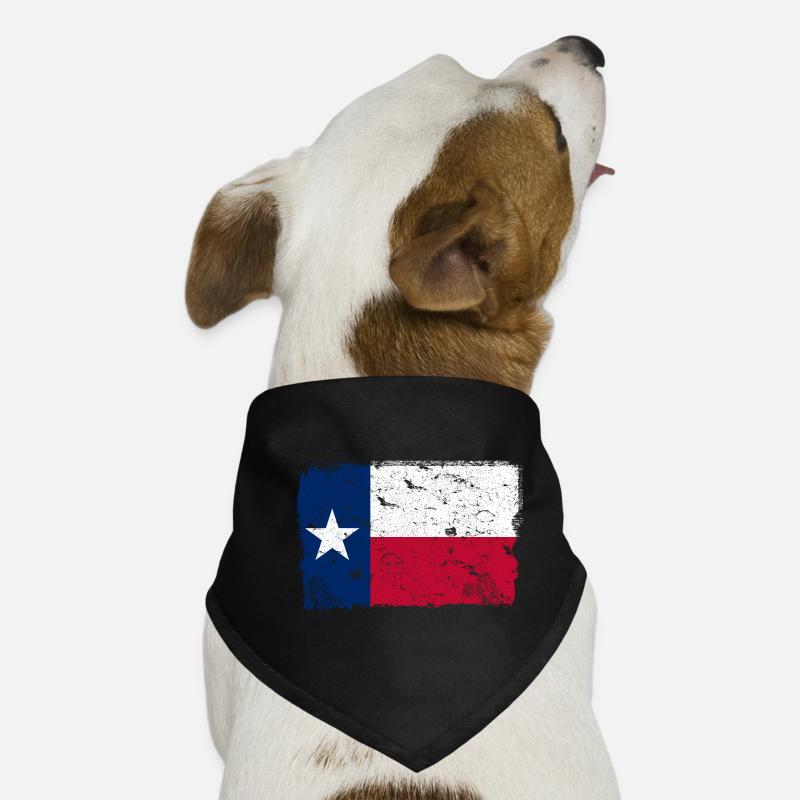 Texas Vintage Drapeau Bandana pour chien