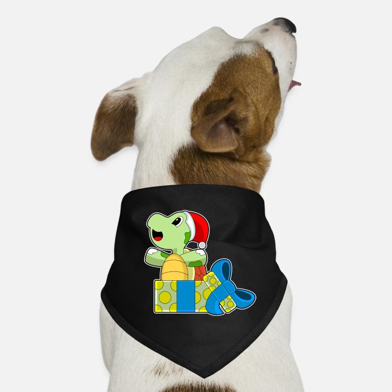 Turtle Christmas Packages Dog Bandana