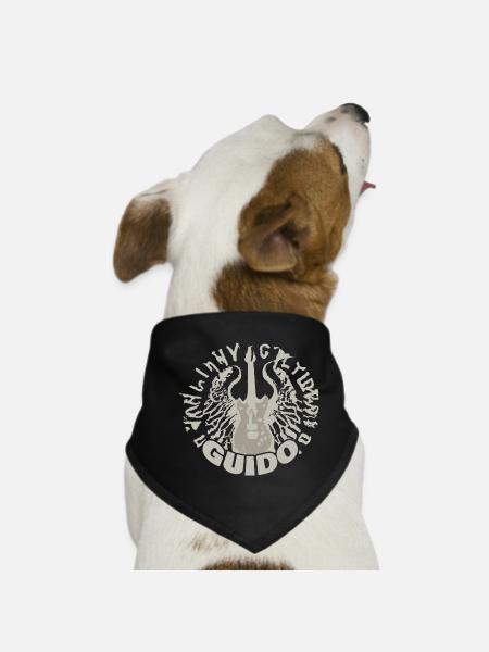 Cadeau pour Guido - Bandana pour chien - noir - Devant