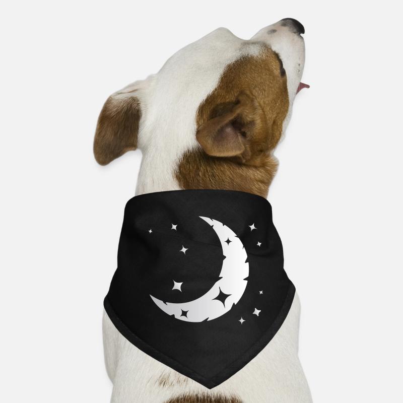 La lune et les étoiles Bandana pour chien