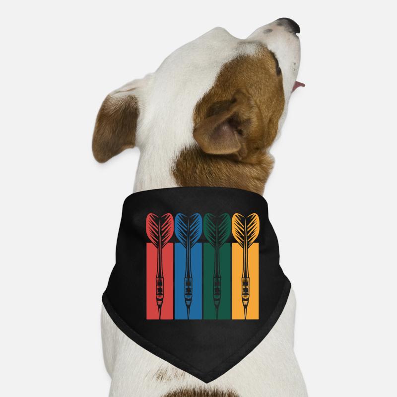 Federkiel-Quartett Hunde-Bandana
