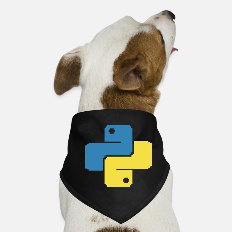 Python Pixelart Hunde-Bandana