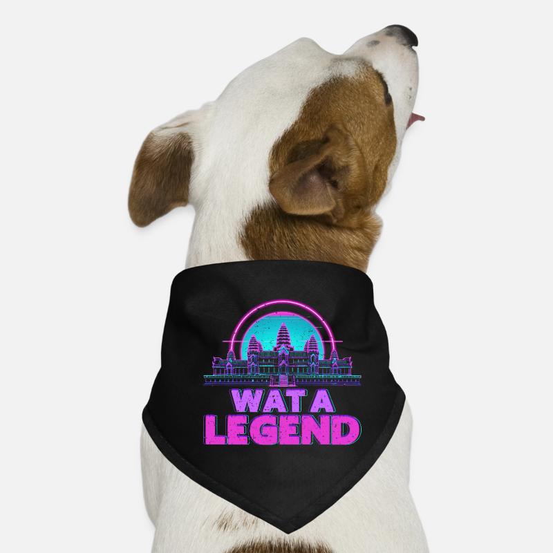Cambodia Cambodian Wat A Legend Dog Bandana