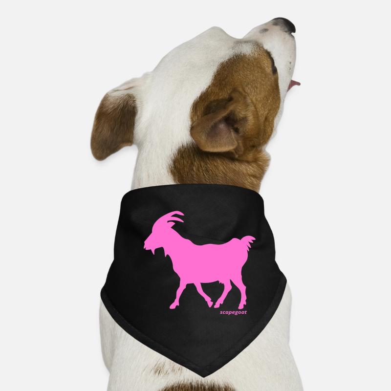 Bouc émissaire rose Bandana pour chien