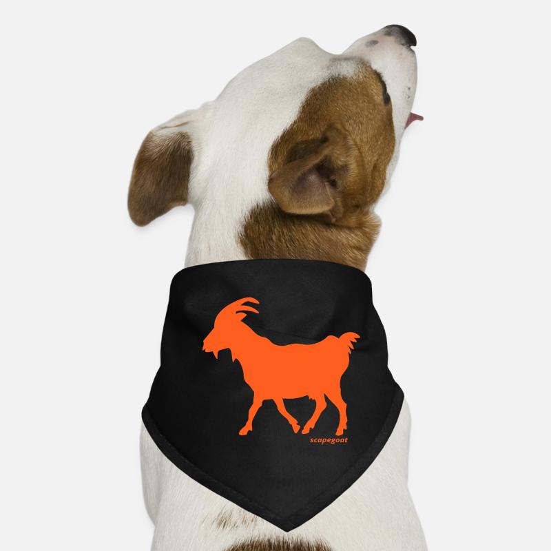 Goat scapegoat orange Dog Bandana
