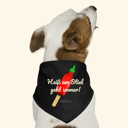 Chili T Shirt Eis am Stiel Chilisauce - Hunde-Bandana