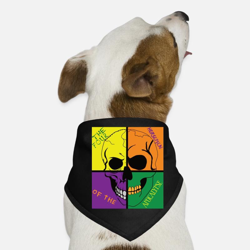 Schädel der Apocalypse Hunde-Bandana