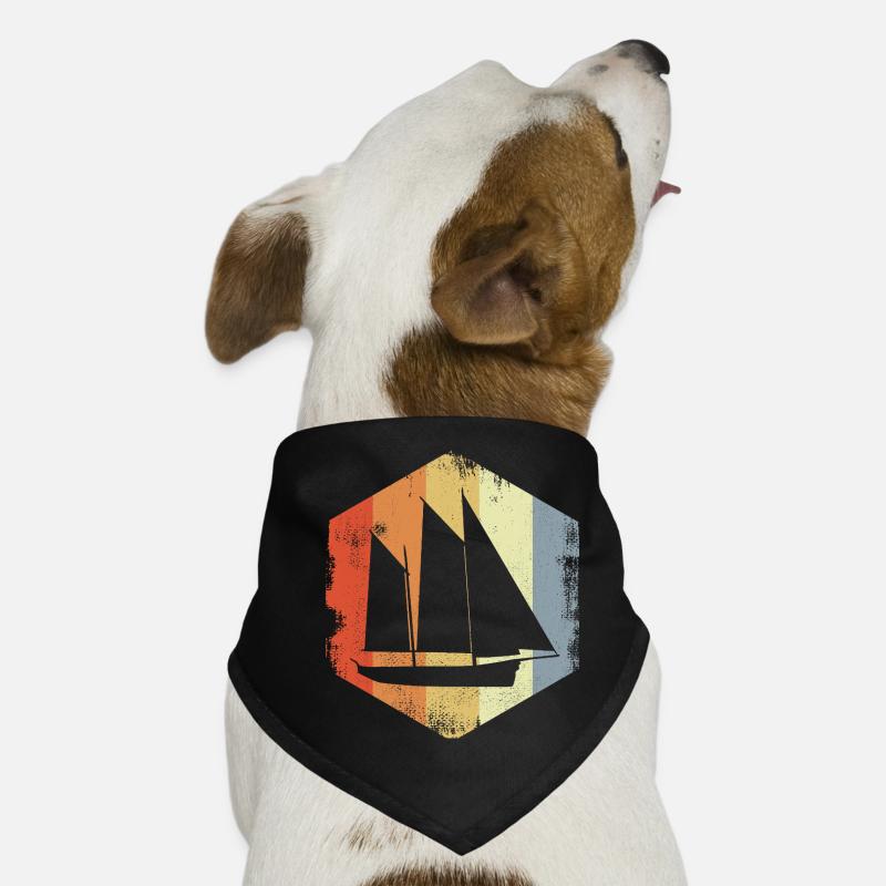 Segelschiff Hunde-Bandana