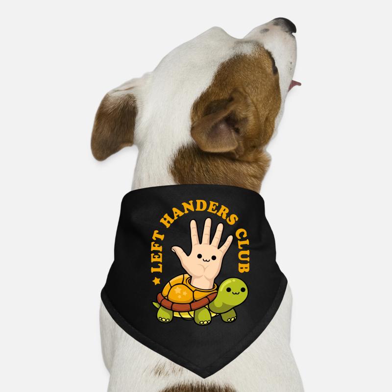 Left Handers Club - Whimsical Turtle Dog Bandana