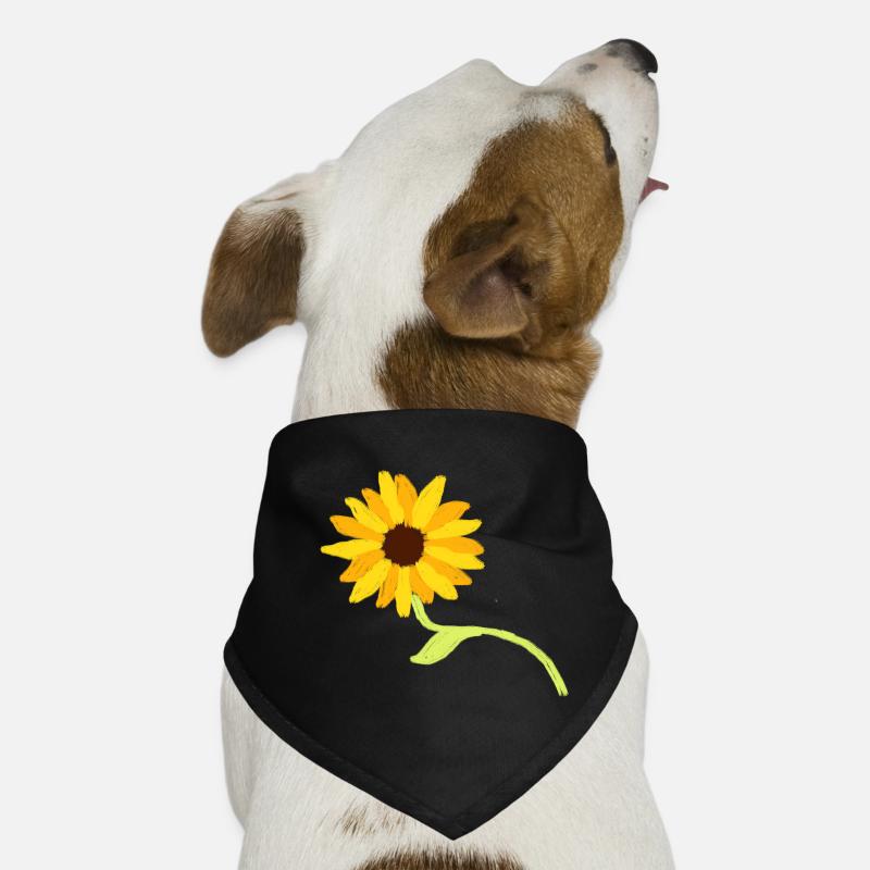 Fleur, Jaune, Fleur Jaune, Fleurs, Tournesol, Fleur Bandana pour chien