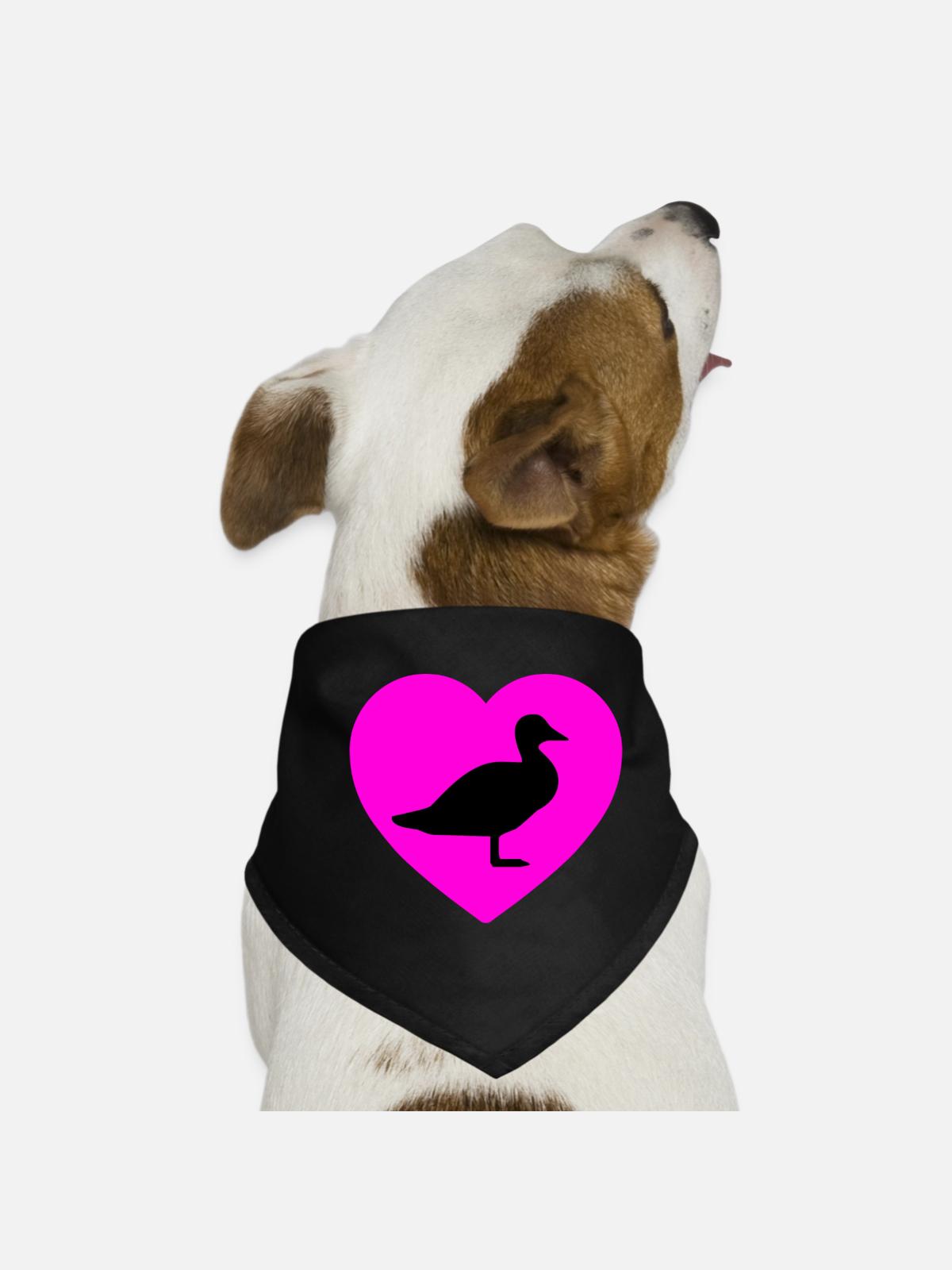 Duck - Dog Bandana - black - Front
