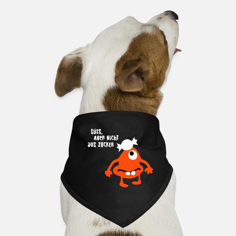 Monster süß niedlich Zucker Comic coole Sprüche Hunde-Bandana