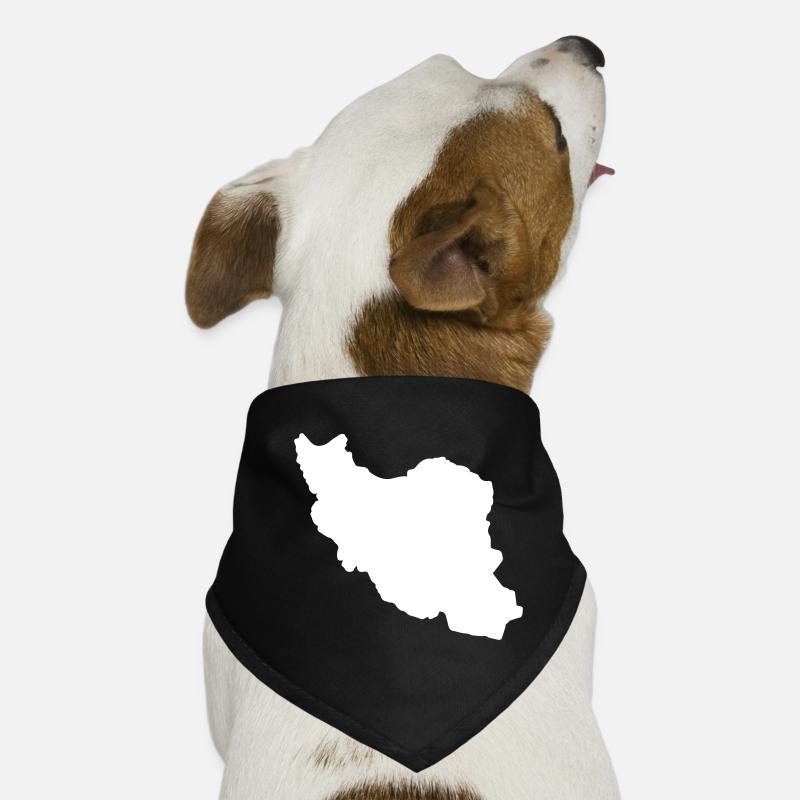 Iran Silhouette Dog Bandana