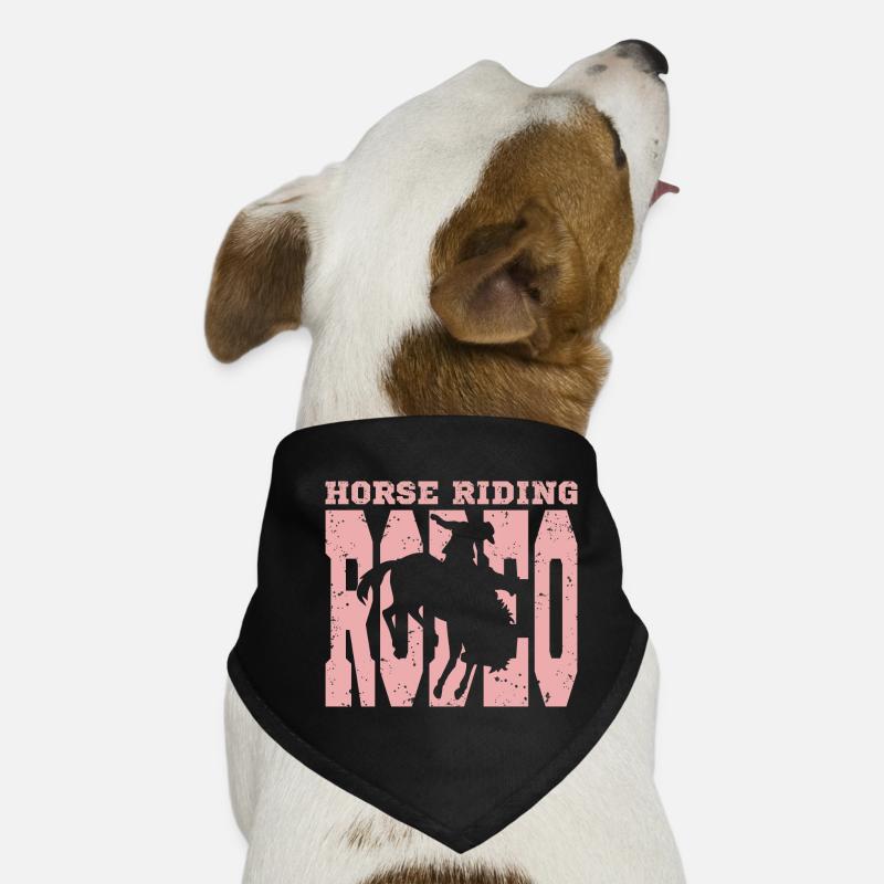 Interesting rodeo motif Dog Bandana
