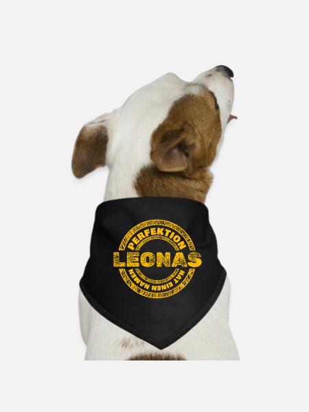 Leonas Leonas - Dog Bandana - black - Front