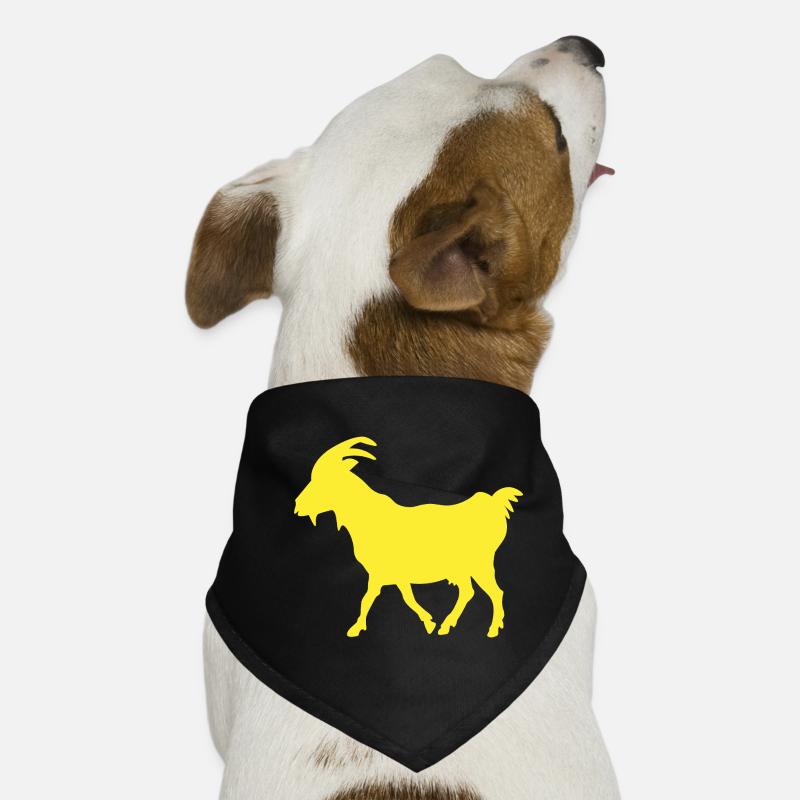 G.O.A.T Chèvre jaune Bandana pour chien