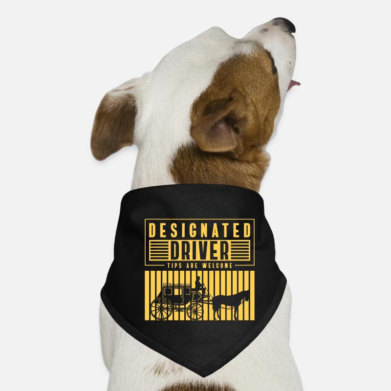 Travail de cocher de calèche Bandana pour chien