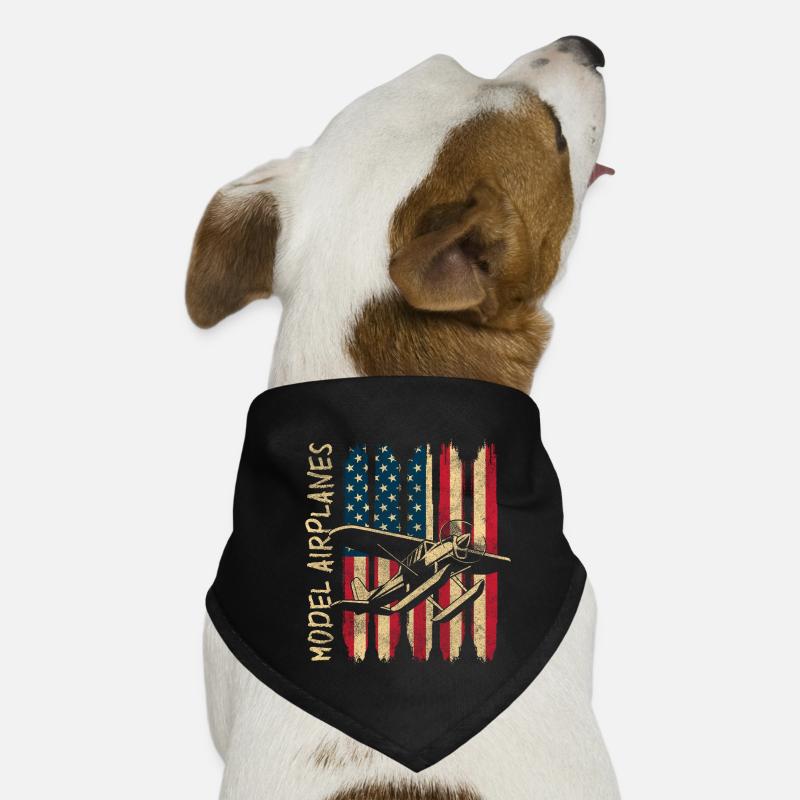 Model Airplane Aircraft Dog Bandana