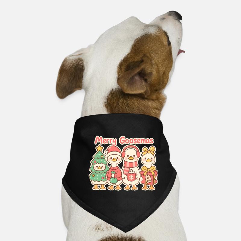 Merry Goosemas Trio, Ducklins  Dog Bandana