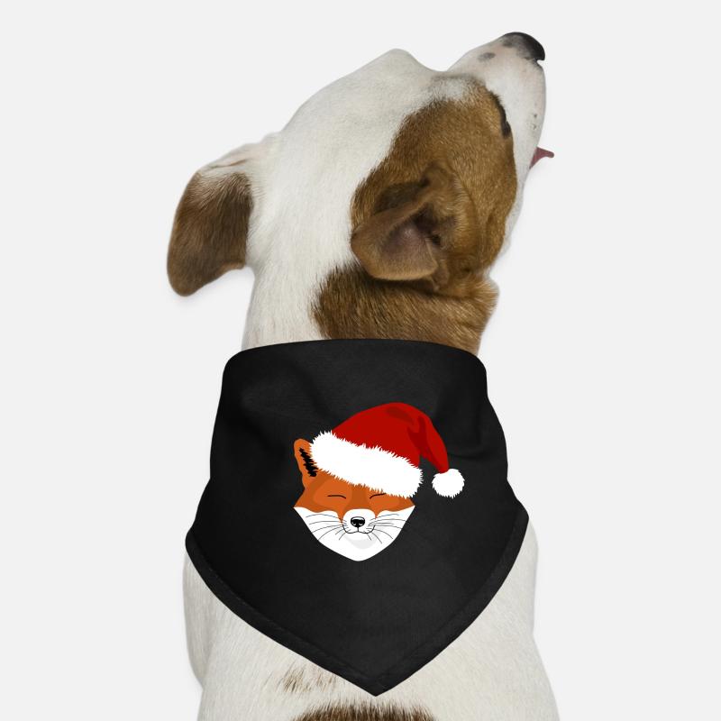 Christmas Fox Hunde-Bandana