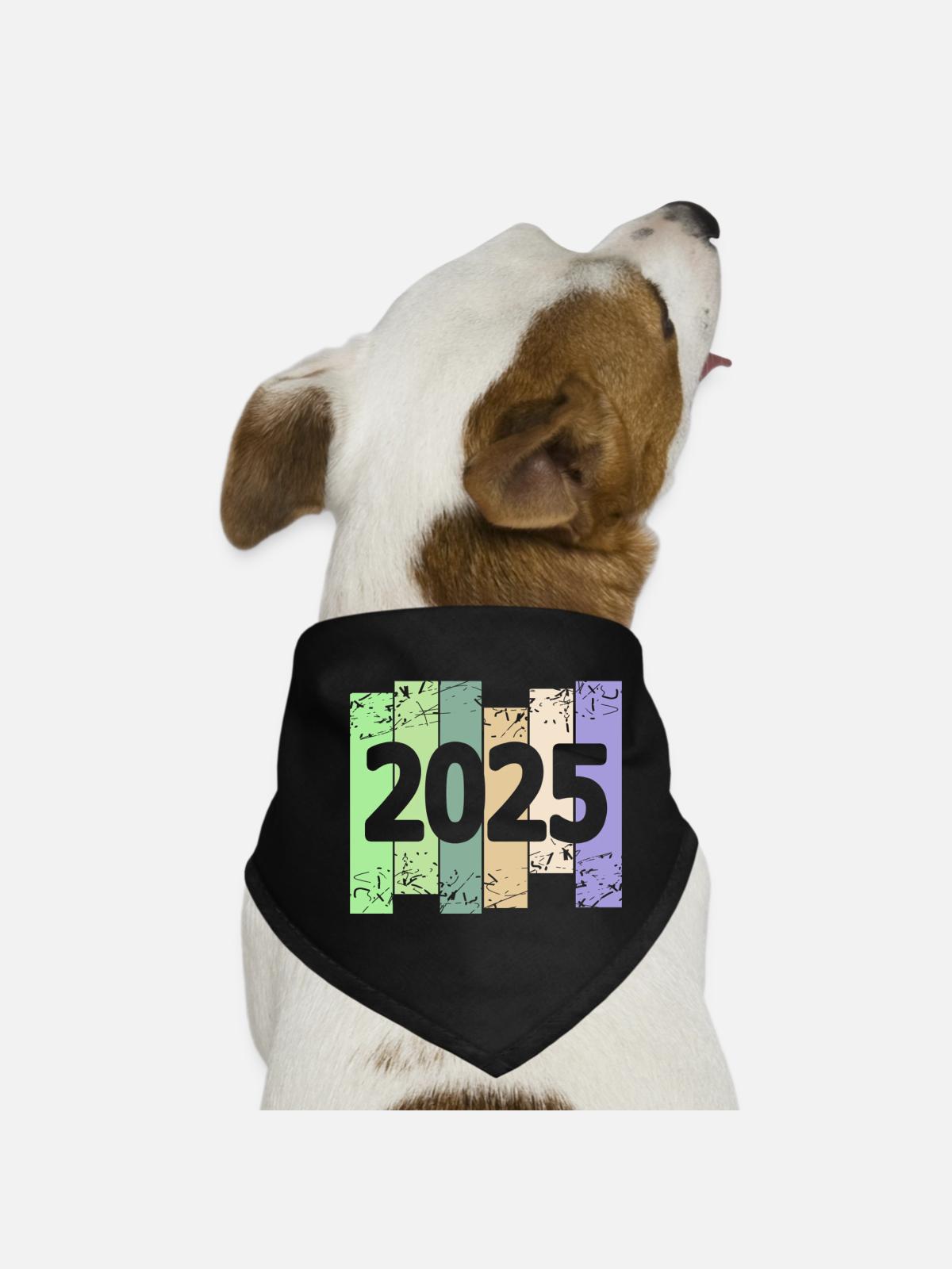 Artwork 2025 - Dog Bandana - black - Front