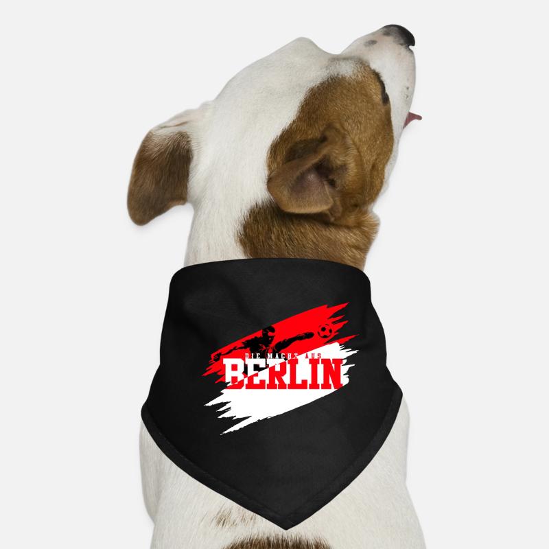 Fußball Berlin Hunde-Bandana