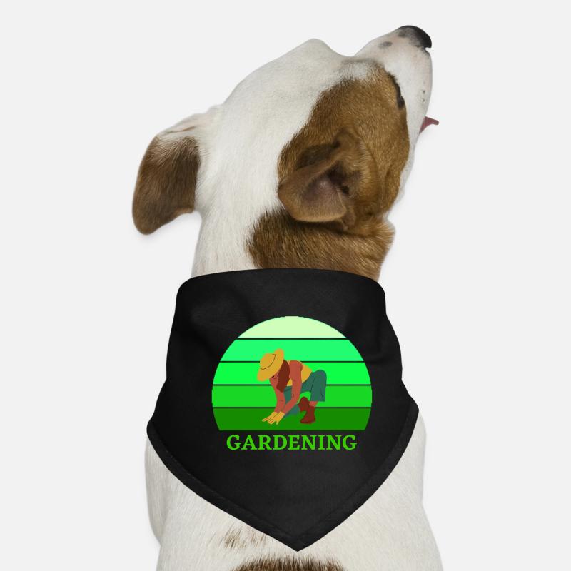 gartenarbeit, gartenarbeit, gartenarbeit, gärtner Hunde-Bandana