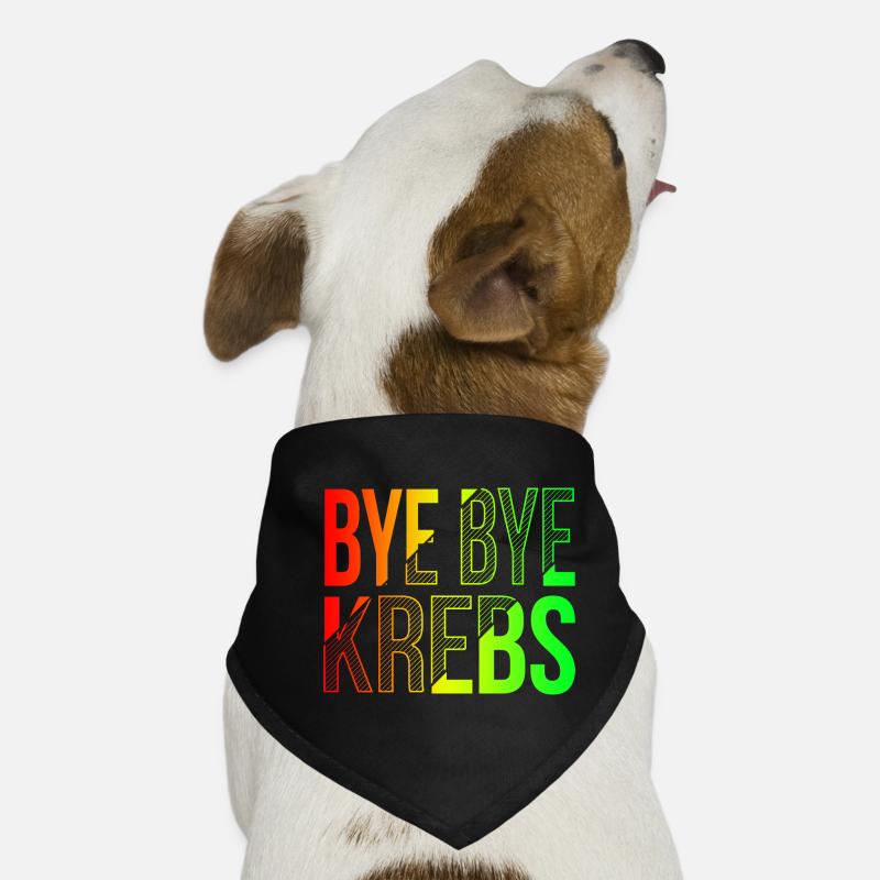 Bye Bye Kreps Regenbogen Design Hunde-Bandana