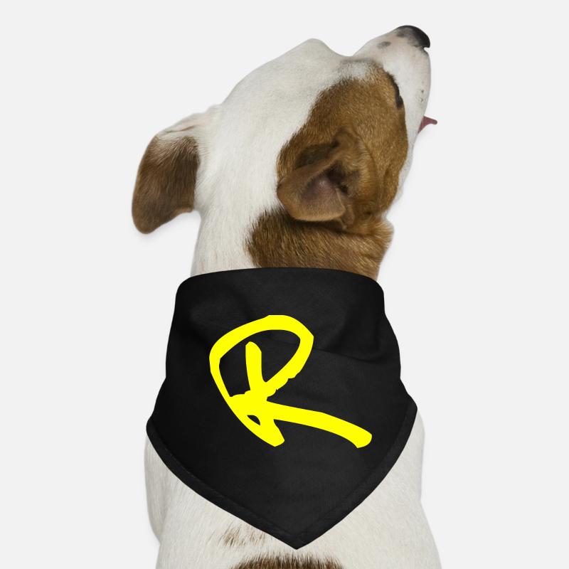 Buchstabe R Hunde-Bandana