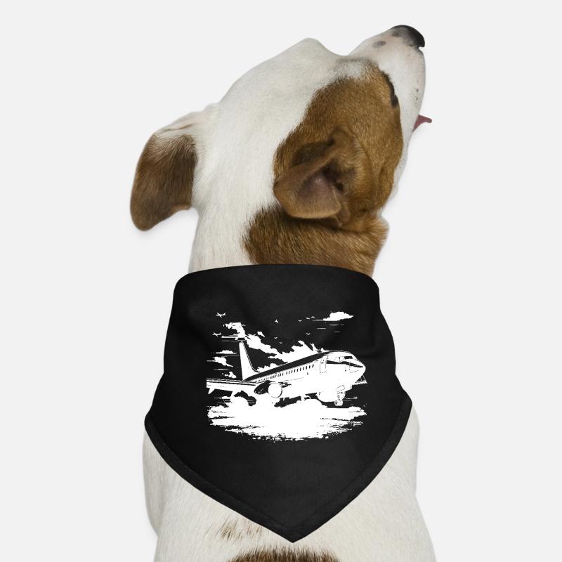 Croquis d’avion Bandana pour chien