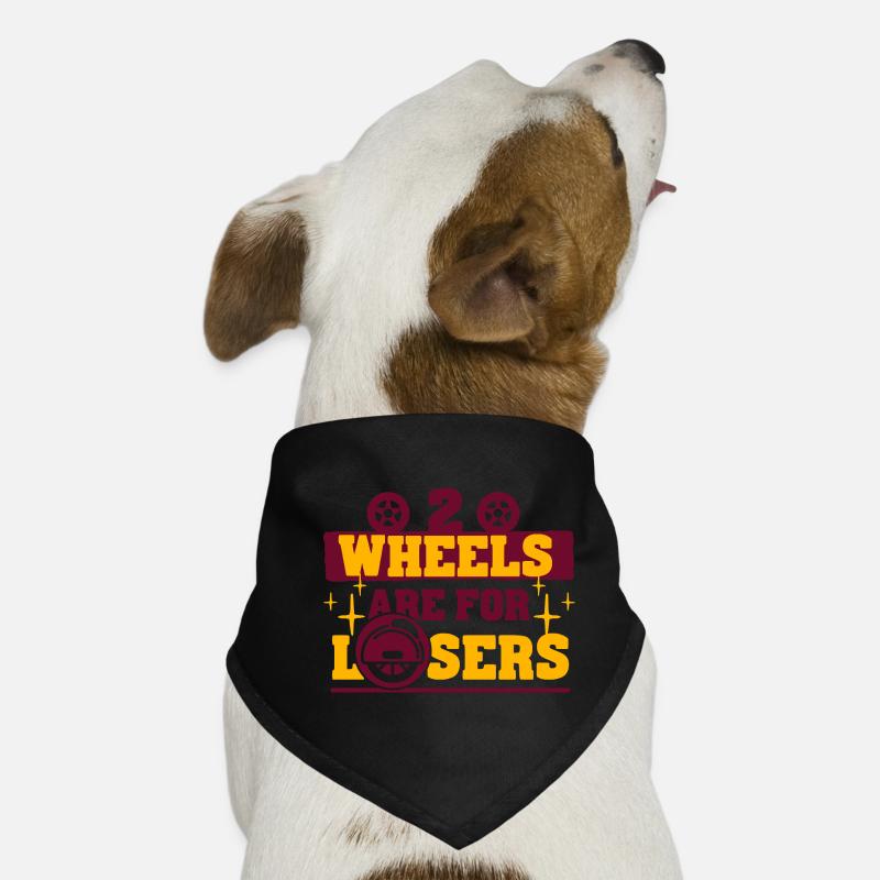Monoroue monocycliste Bandana pour chien
