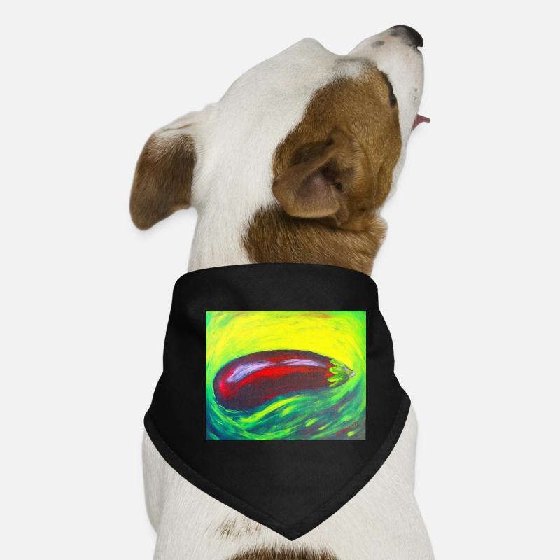 Eggplant green Dog Bandana