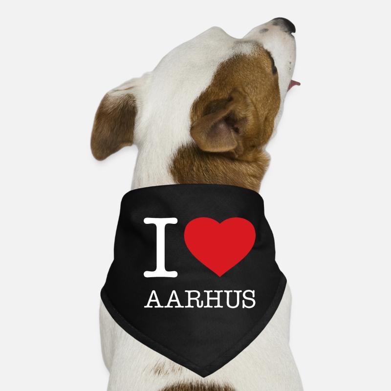 I LOVE AARHUS Dog Bandana