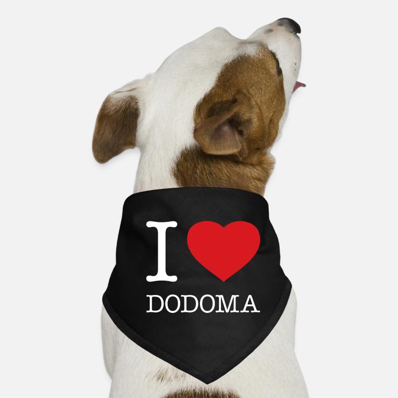 I LOVE DODOMA Hunde-Bandana