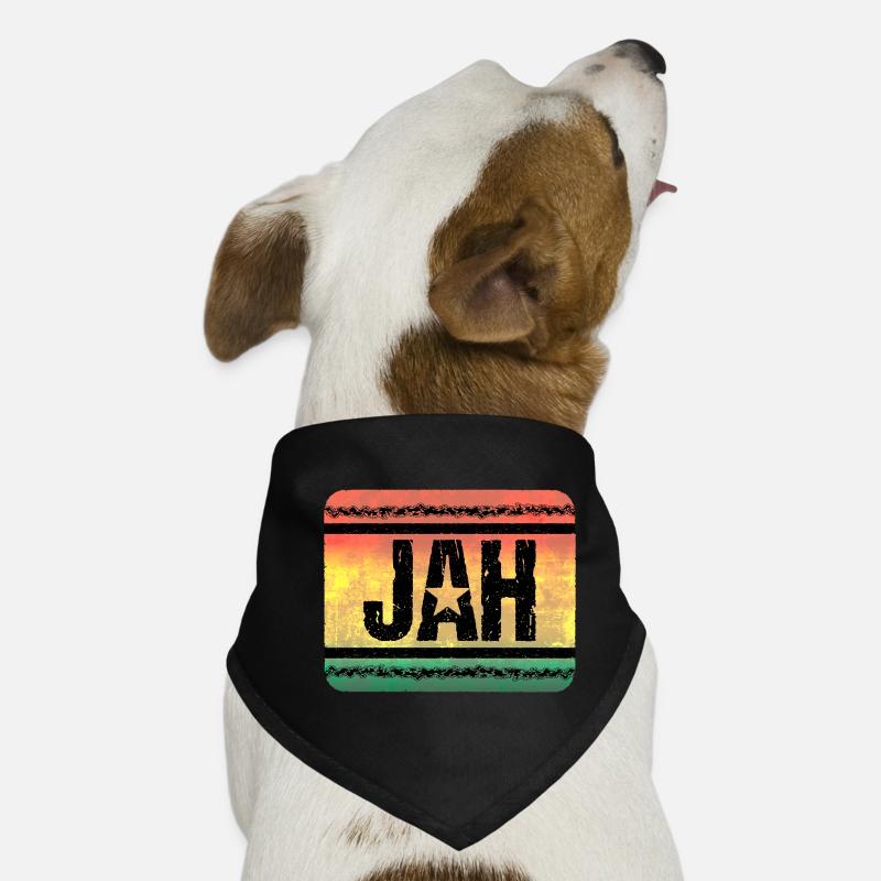 Jah Star dans le style Reggae Vintage Bandana pour chien
