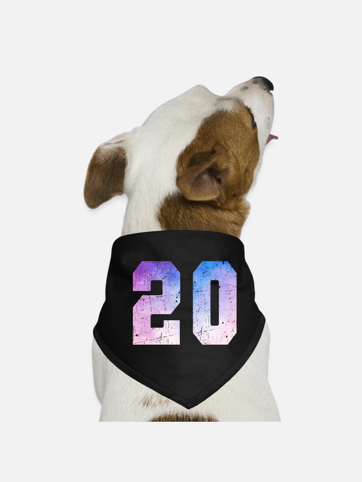 Issue 20 – 20th Anniversary Gift - Dog Bandana - black - Front