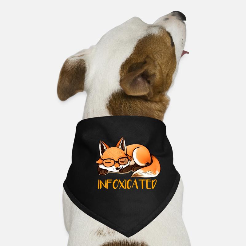 Renard endormi Bandana pour chien