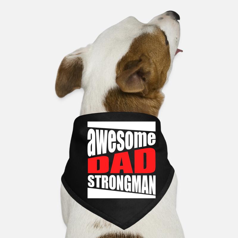 Sweat Dad Strongman génial Bandana pour chien