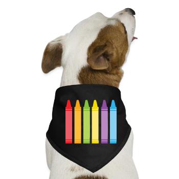 Stifte - Hunde-Bandana - Schwarz - Vorne