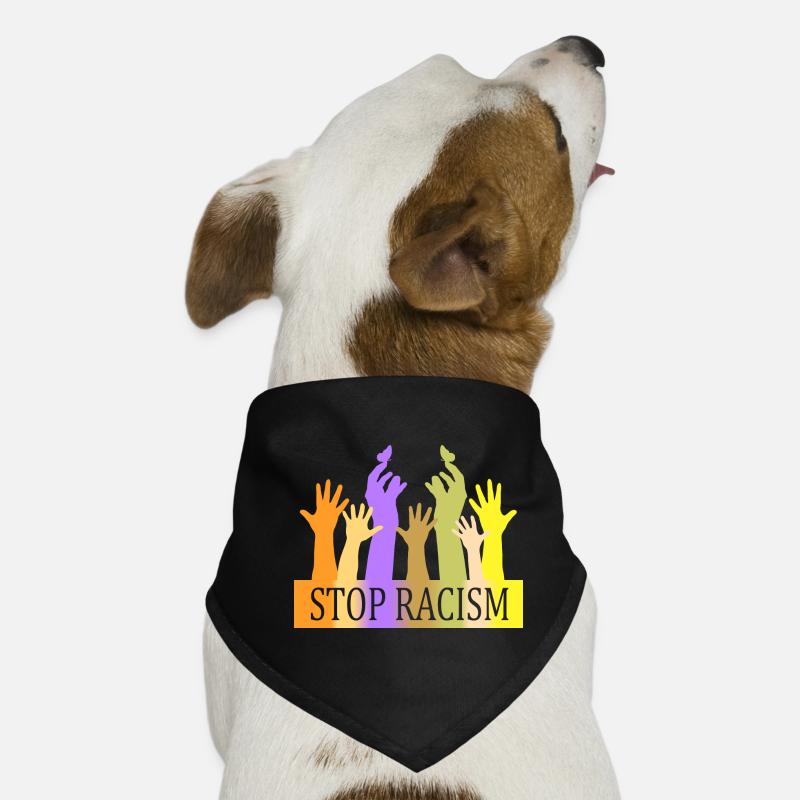 Stop Rassismus Hunde-Bandana