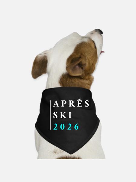 Après-ski 2026 - Dog Bandana - black - Front